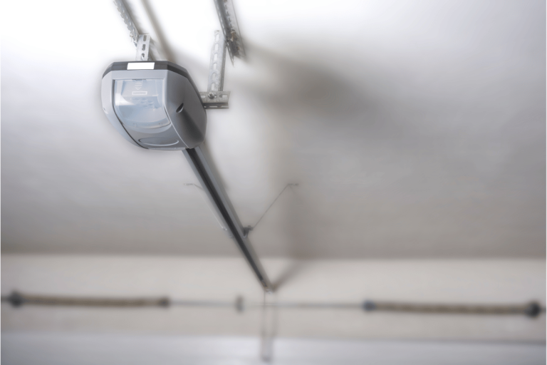 how does a wall mount garage door opener work