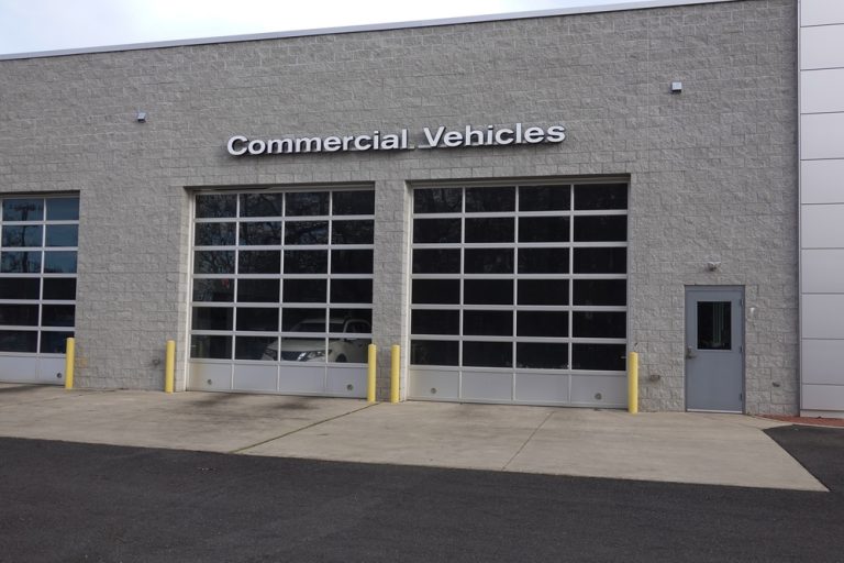 see-through commercial garage doors