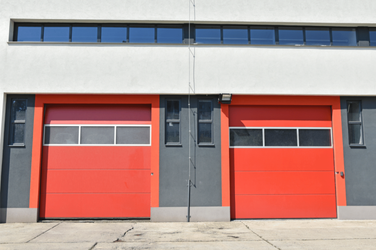 Commercial garage door repair service